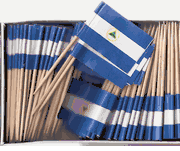 Nicaragua Flag Toothpicks
