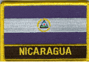 Nicaragua Flag Patch with Name