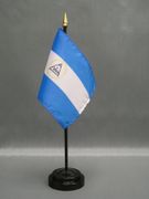 Nicaragua Miniature Flag