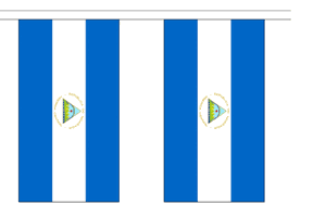 Nicaragua String Flag Bunting