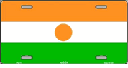 Niger Flag License Plate