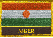 Niger Flag Patch with Name