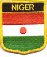 Niger Flag Shield Patch
