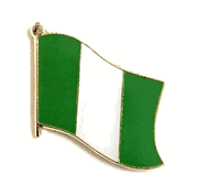 Nigeria Flag Lapel Pin - Single 