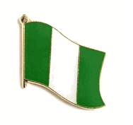 Nigeria Flag Lapel Pin - Single 