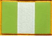 Nigeria Flag Patch - Rectangle