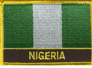Nigeria Flag Patch with Name