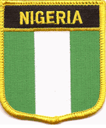 Nigeria Flag Shield Patch