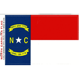 Trade Winds North Carolina State Desk Flag – 4x6 Inch, With Staff, Sewn Edges, Multicolor