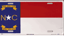 North Carolina Flag License Plate