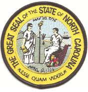 North Carolina State Seal Patch