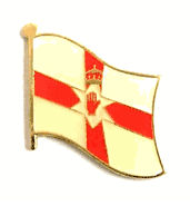 Northern Ireland Lapel Pin - Single