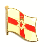 Northern Ireland Lapel Pin - Single