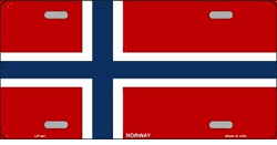 Norway Flag License Plate