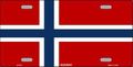 Norway Flag License Plate
