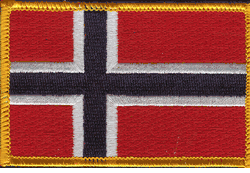 Norway Flag Patch - Rectangle