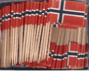 Norway Flag Toothpicks 