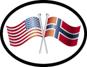 Norway Friendship Flag-It Oval Decal