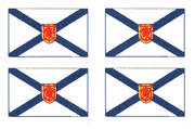 Nova Scotia Flag Stickers - 50 per sheet