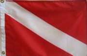  Nylon Diver Down Flag