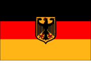 Nylon Germany with Eagle 3'x5' Flag