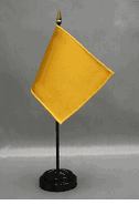 Nylon Gold Mini Desk Flag - 4"x6"
