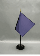OG Blue Miniature Desk Flag - 4" x 6"