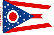Ohio Flag Decal Stickers
