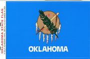 Oklahoma Flag Decal Stickers