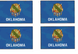 Oklahoma Flag Stickers