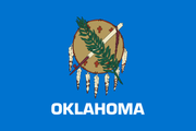 Oklahoma State Nylon Flags - All Popular Sizes