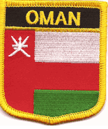 Oman Flag Shield Patch