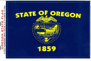 Oregon Flag Decal Stickers