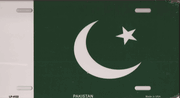 Pakistan Flag License Plate
