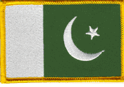 Pakistan Flag Patch - Rectangle
