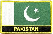 Pakistan Flag Patch with Name