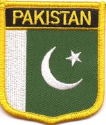 Pakistan Flag Shield Patch