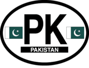 Pakistan Flag It Oval Decal