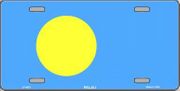 Palau Flag License Plate