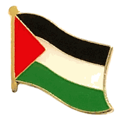 Palestine Flag Lapel Pin - Single