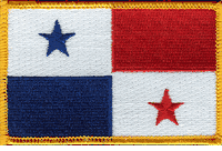 Panama Flag Patch - Rectangle