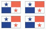 Panamanean Flag Stickers - Sheet of 50