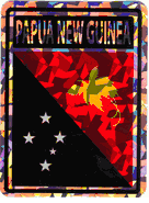 Papua New Guinea Vinyl Reflective Decal