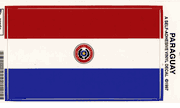 Paraguay Flag Decal Stickers