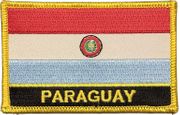 Paraguay Flag Patch with Name