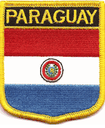 Paraguay Flag Shield Patch
