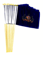 Pennsylvania 12" x 18" Miniature Stick Flags