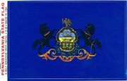 Pennsylvania Flag Decal Stickers