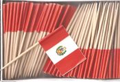 Peru Flag Toothpicks