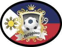 Philippines Soccer Flag It Oval Decal